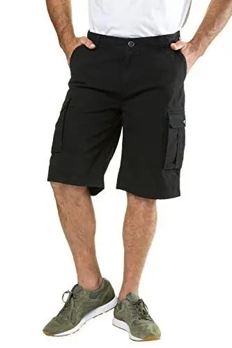 Produktbild: JP 1880, Herren, Große Größen, Cargo-Bermuda,Schwarz,56