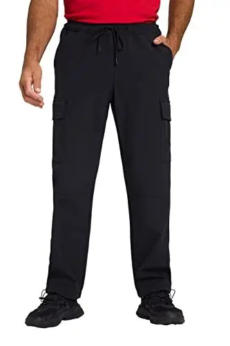 Produktbild: JP 1880 Herren Jay-PI Softshell, Outdoor, super elastisch, Funktions-Qualität, Basic Fit Hose, schwarz, XXL
