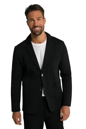 Produktbild: JP 1880 Herren Sweatsakko, New York, Flexnamic® Blazer, Schwarz, XXL EU