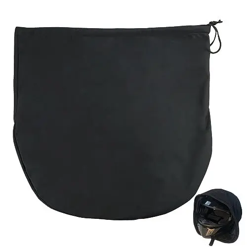 Produktbild: JPGhaha Helmrucksack Universal 47 * 43CM Helmbeutel Tragbarer Sporttasche Helmtasche Tragetasche für Motorradhelm Fahrradhelme Schwarz