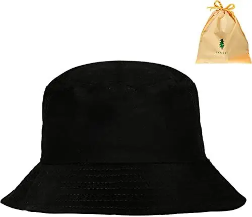 Produktbild: Jrancc Bucket Hat,Fischerhüte 56-58cm Baumwolle Unisex Faltbar Anglerhut zum Jagen Wandern Camping Reisen Angeln