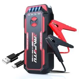 Produktbild: JRAPOTU Starthilfe Powerbank, 2500A starthilfe powerbank für pkw(Bis Zu 8,0L Benzin Oder 7L Diesel),Auto starthilfe powerbank mit LED,Auto Batterie Booster für SUV Rasenmäher