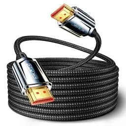 Produktbild: JSAUX 8K HDMI Kabel 5M, HDMI 2.1 Kabel Ultra High Speed 48Gbps, (8K@60Hz 4K@120Hz 144Hz) HDMI Kabel, eARC HDR10 HDCP 2.2 & 2.3 3D, Kompatibel mit PS5 / PS4 / X-Box/UHDTV/Blu-ray Player/Monitor