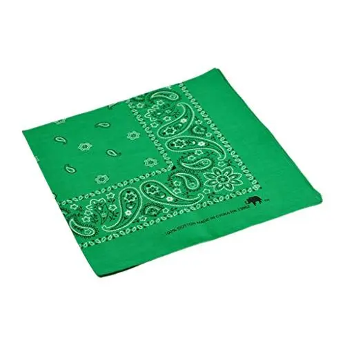 Produktbild: JSGHGDF Bandana, 54 x 54 cm, bunt, Unisex, Baumwolle, Hip-Hop, Tanz, Sport, grün, M