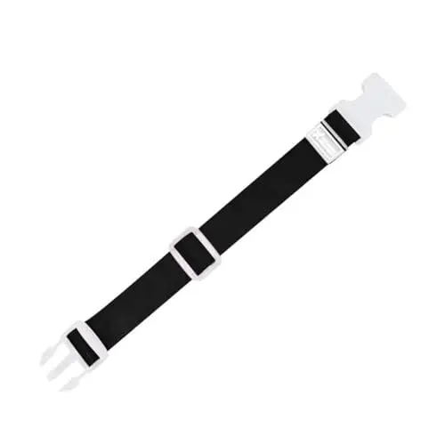Produktbild: JSGHGDF Gepäckgurte, Spanngurt für Gepäck, verstellbare Schnalle, Koffer, Nylongurt, strapazierfähig, Reiseartikel, Schnallengürtel, Schwarz, S