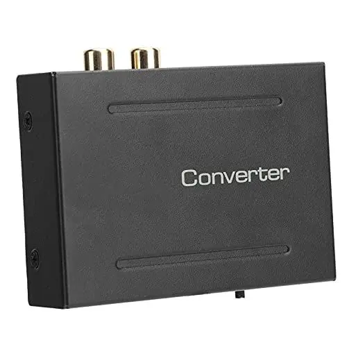 Produktbild: JTLB Audio-Extraktor, zu-optischer Audio-Splitter-Konverter für TV, Heimkino, Soundbar, 4K-Adapter mit SPDIF+ R/L, Aluminiumlegierung, 4K30Hz, 5.1CH für, DVD (Schwarz)