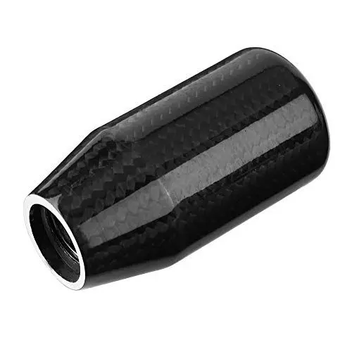 Produktbild: JTLB Auto Modifizierter Carbon-Faser-Ständerkopf Schalthebelknauf Kopfwelle Schaltknauf