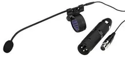 Produktbild: JTS CX-500F Miniatur Elektret-Instrumentenmikrofon, Mikro für Abnahme von Flöten, Instrumenten-Verstärker mit klebefreiem Befestigungs-System und Aufbewahrungs-Box, in Schwarz