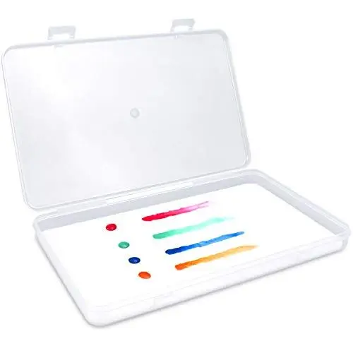 Produktbild: Jucoci Nasse Palette Acrylfarben Miniaturen Pigment Palette Modellfarbe hält Ihre Farbe länger feucht (22.8 x 14 cm)