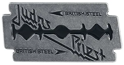 Produktbild: Judas Priest British Steel Unisex Pin silberfarben Zinklegierung Band-Merch, Bands