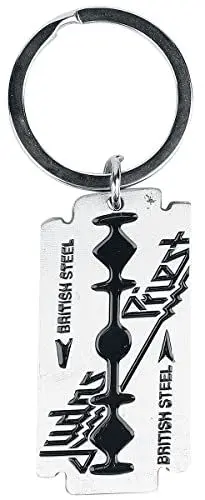 Produktbild: Judas Priest British Steel Unisex Schlüsselanhänger schwarz/silberfarben