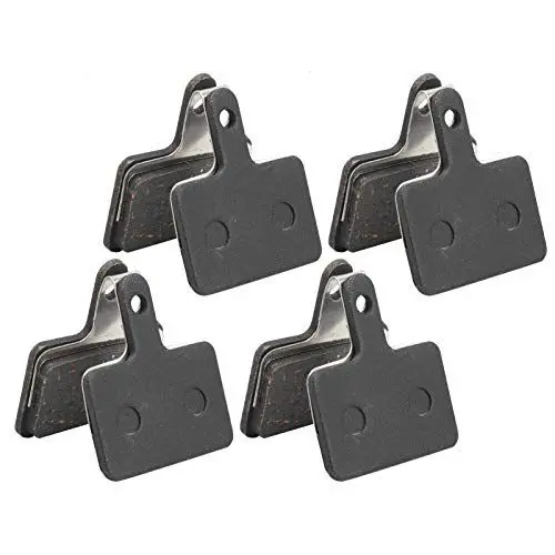 Produktbild: Juguetes De Ducha 4 Paar Mountainycle Bremsbeläge Scheibenbremse Ölbremse Metallbremsbelag mit Stift Guitarra Electrica Schwarz