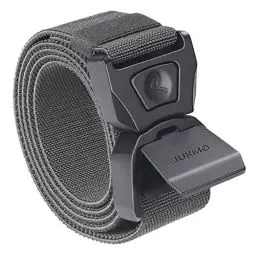 Produktbild: JUKMO Schnellverschluss Taktischer Gürtel, Militär Wandern 3,8cm Arbeit Gürtel mit Schwere Sicherheitsgurt Schnalle (Grau, L-für Taille 106cm-115cm (Länge 135cm))