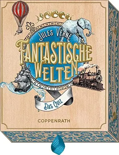 Produktbild: Jules Verne - Fantastische Welten - Das Quiz (Schachtelspiel)