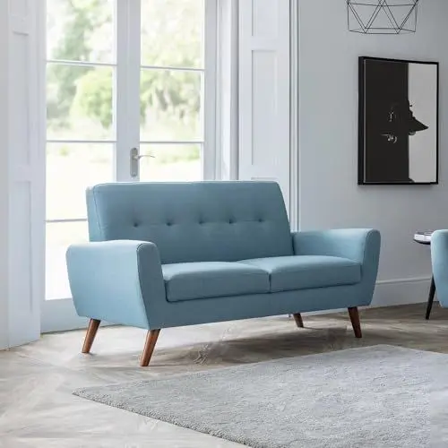 Produktbild: Julian Bowen Monza 2-Sitzer-Sofas, Blau