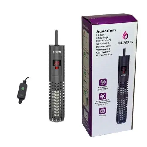 Produktbild: JULIAQUA Aquarium Heizung, Aquarien Thermostatheizung Aquarium Heizer Aquarienheizung Heizstab Aquarium Aquarien (100 W)