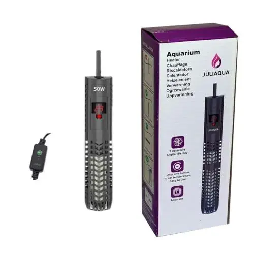 Produktbild: JULIAQUA Aquarium Heizung, Aquarien Thermostatheizung Aquarium Heizer Aquarienheizung Heizstab Aquarium Aquarien (50 W)