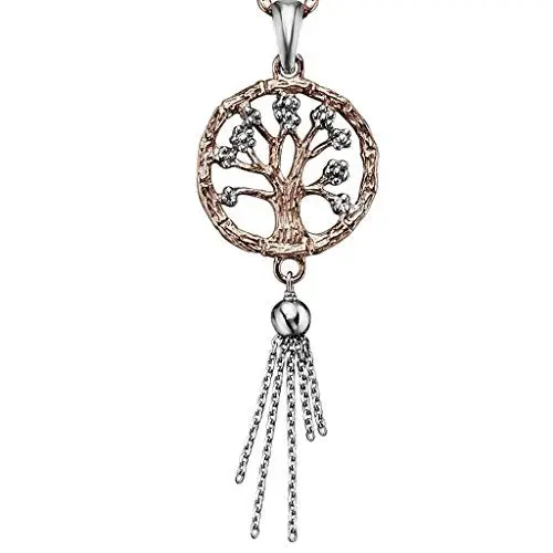 Produktbild: Julie Julsen JJ7955.4 Damen Anhänger Lebensbaum Sterling-Silber 925 Rose