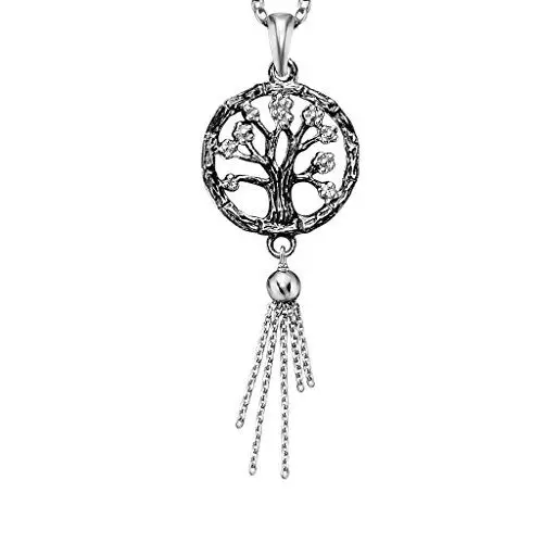 Produktbild: Julie Julsen JJ7955.6 Damen Anhänger Lebensbaum Sterling-Silber 925 Silber