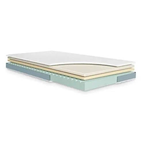 Produktbild: Julius Zöllner Jugendmatratze Dr. Lübbe Junior | 90 x 190 cm | Höhe: 14 cm | Memory & Kaltschaummatratze | Bezug Fresh&Dry mit Tencel™ Faser | Made in Germany