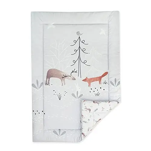 Produktbild: Julius Zöllner Krabbeldecke Classic | Gr. 95x135 cm | Made in Germany | 100% Baumwolle | OEKO-TEX® STANDARD 100 | Woodlife