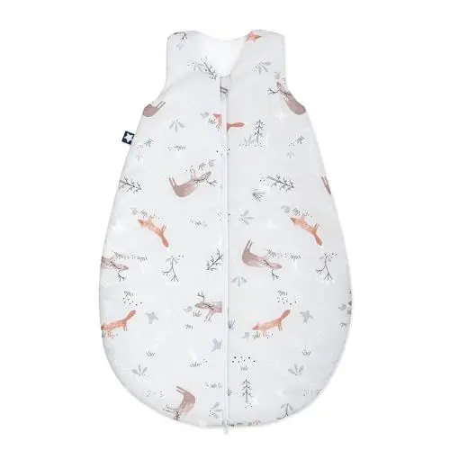 Produktbild: Julius Zöllner Schlafsack, warme Füllung 2,5 TOG, waschbar bei 60°C, Made in Germany, Oeko TEX Standard 100, Woodlife, Gr. 80
