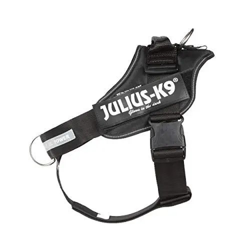 Produktbild: Julius-K9 16IDC-PBGHS-1 IDC Powergeschirr, Hundegeschirr mit Front Control Y-Gurt, Größe: L/1, Schwarz