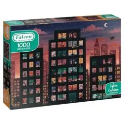 Produktbild: Jumbo, Falcon Contemporary - Life in Lockdown, Puzzles für Erwachsene, 1000 Teile