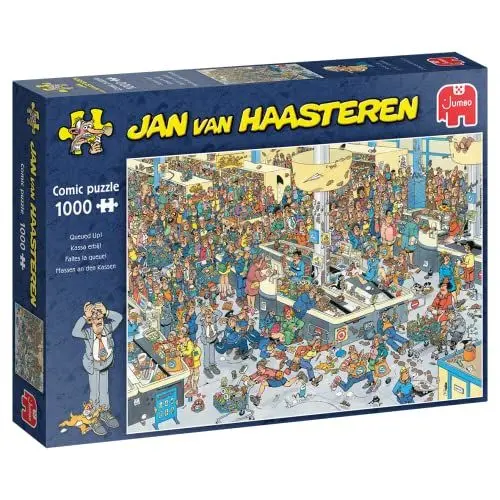 Produktbild: Jumbo 81953 Jan Van Haasteren Massen an den Kassen 1000 Teile Puzzle