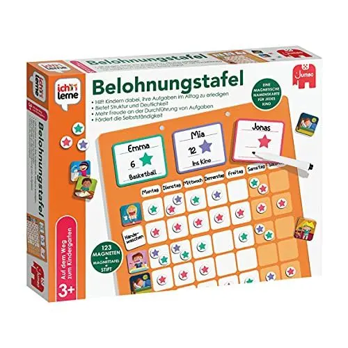 Produktbild: Jumbo Ich lerne Belohnungstafel, für bis zu 3 Kinder. Ab 3 Jahren