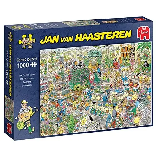 Produktbild: Jumbo Puzzles Jan van Haasteren Das Gartencenter - Puzzle 1000 Teile, Multi Kleuren