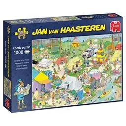 Produktbild: Jan Van Haasteren, Camping Im Wald, Puzzle 1000 Teile Erwachsene