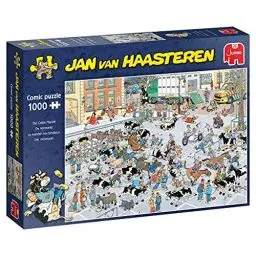 Produktbild: Jumbo Puzzles Spiele Jan van Haasteren Der Vieh-Markt - Puzzle 1000 Teile