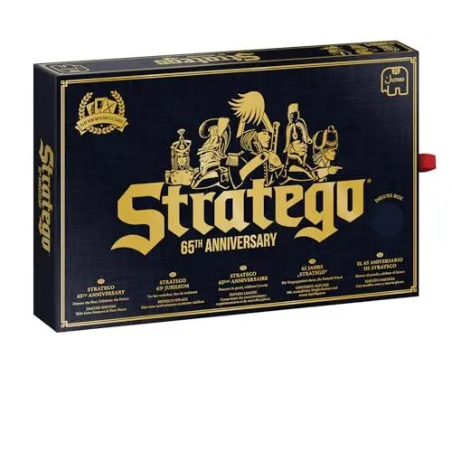 Produktbild: Jumbo Spiele GmbH JUM19945 Stratego – 65 Jahre Jubiläumsversion Strategiespiele, 5 x 16 x 24, Blau