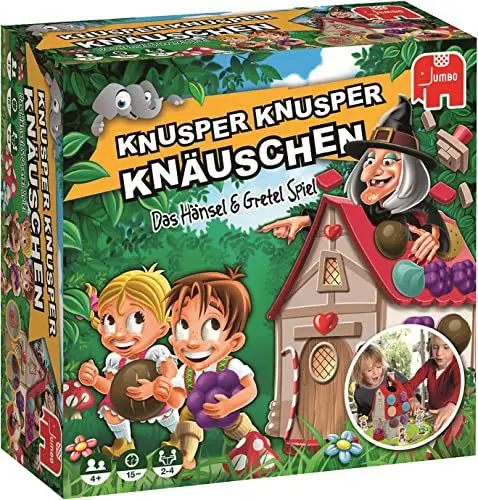 Produktbild: Jumbo Spiele Knusper Knusper Knäuschen - Das Hänsel & Gretel Kinderspiel - ab 4 Jahren