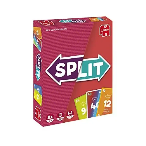 Produktbild: Jumbo Spiele Split - Kartenspiel für Kinder und Erwachsene ab 8 Jahren - für 2 bis 5 Spieler, único