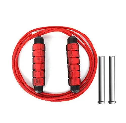 Produktbild: Jump Rope, Popoti Weighted Jump Rope Adjustable Rope Aerobic Exercise Unisex Tangle-Free Skipping Rope Fitness Equipment with Foam Handles (480, 6mm)