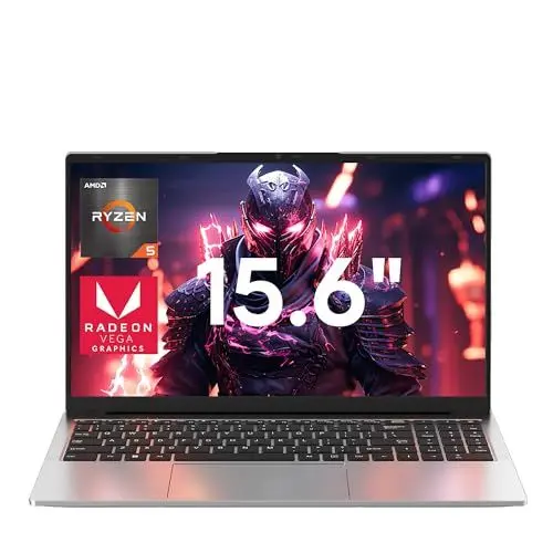 Produktbild: jumper 2025 Laptop 15,6 Zoll FHD IPS Display, AMD Ryzen 5 7430U(bis zu 4,3 GHz), 16 GB DDR4 1 TB NVME SSD Notebook, 2 Stereo-Lautsprecher, 2 Staufächer, USB 3.2/62.7Wh Akku