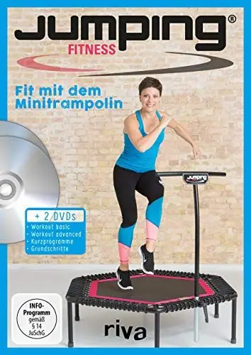 Produktbild: Jumping Fitness – basic & advanced: Fit mit dem Minitrampolin Mit 2 DVDs