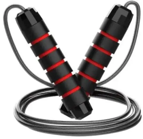 Produktbild: Jumping Premium-Springseil - verstellbare Länge, rutschfeste Griffe, Hochgeschwindigkeits-Springschnur für Fitness, Cardio und Training - 3 m lang - Springseil geeignet für Kinder und Erwachsene