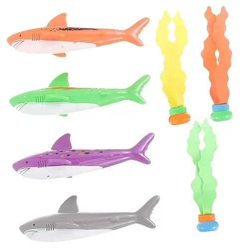 Produktbild: JUMPLAWN Diving Teiliges Unterwasser Tauchspielzeug für und Seegras Design Lustige Poolaccessoires für Familien und Freunde im Schwimmbad