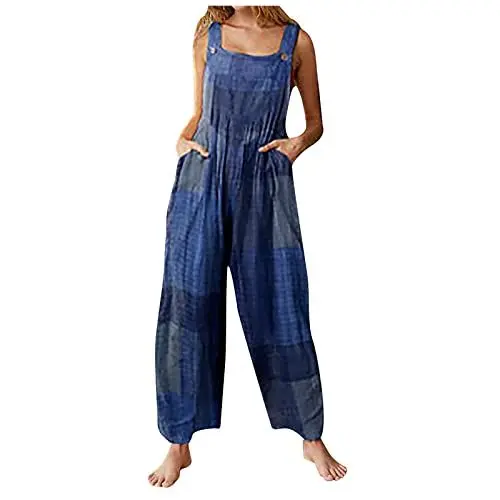 Produktbild: Jumpsuit Damen Schwarz Latzhose Rosa Latzhose Grau Latzhose Gelb Latzhose Grau Latzhose Braun Latzhose Blau Latzhose Orange Latzhose Weiß Latzhose Overall Damen Elegant Gelb Latzhose Latzhose