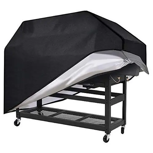 Produktbild: JuneJour Grill Abdeckhaube Grillabdeckung BBQ Grill Abdeckhaube BBQ Grillabdeckung Wasserdicht Gasgrill Schutzhülle, Grillabdeckung Gasgrill Schutzhülle Abdeckhaube Haube schwarz