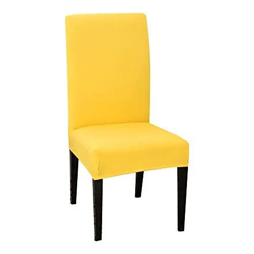 Produktbild: JuneJour Stuhlhussen Stretch Stuhlbezug elastische Moderne Husse Dekoration Einfarbig Stuhlüberzug für Universelle Passform 1er/2er/4er Set
