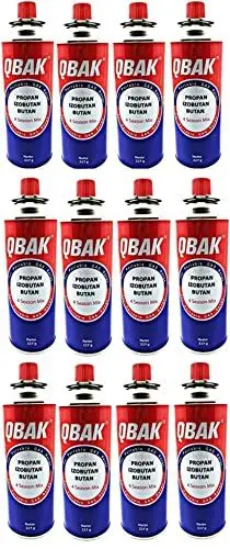 Produktbild: JUNG QBAK 28 Gaskartuschen für Campingkocher/Gaskocher, Ersatzgaskartuschen à 227g, Camping Gas Kartusche, Gasflasche Butangas Propangas Kocher