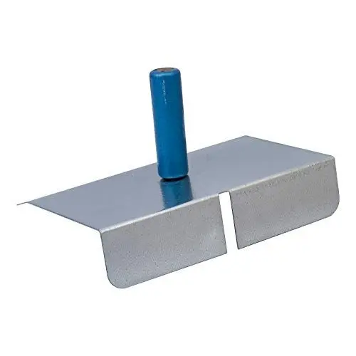 Produktbild: Jung Henkelmann Fugenblech (280x190 mm, Aufbug vorne 60 mm, Stahl verzinkt, mit Holzgriff, Verfugungswerkzeug) 88328000