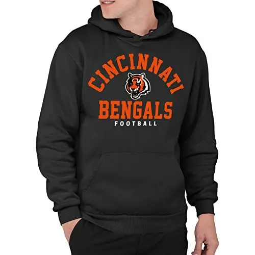 Produktbild: Junk Food Unisex NFL Classic Team Logo Hoodie Kapuzenpullover, Schwarz, XX-Large