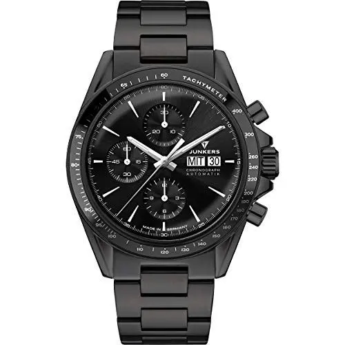 Produktbild: Junkers JUMO Automatik Uhr ETA Valjoux 7750 Saphirglas Tachymeter Pilotenuhr Sonderedition Limitiert 9.22.01.02.M