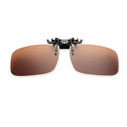 Produktbild: Junsika Polarisierte Clip Auf Sonnenbrillen FüR Herren Klassische Flip Up Polarisierte Linse Passen üBer Korrekturbrillen Unisex Sonnenbrille UV400 Schutz