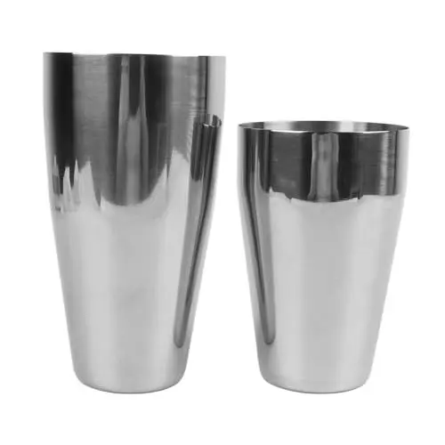Produktbild: JUOPZKENN Cocktail-Shaker-Set, Shaker-Cocktail-Dose, 2-lagig, 800 und 600 Ml, Gut Versiegelt, Edelstahl-Cocktail-Shaker, Premium-Werkzeuge für Barkeeper